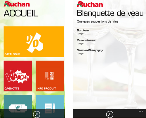L'application « MyAuchan » est disponible sur Windows Phone 8 L'application « MyAuchan » est disponible sur Windows Phone 8
